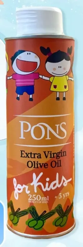 PONS Масло оливковое EV Kids 250 мл.