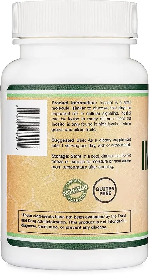 Double Wood Inositol (myo-Inositol) 60 cap.