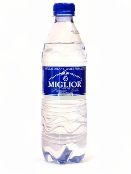 0.5л пластик с газом вода MIGLIOR