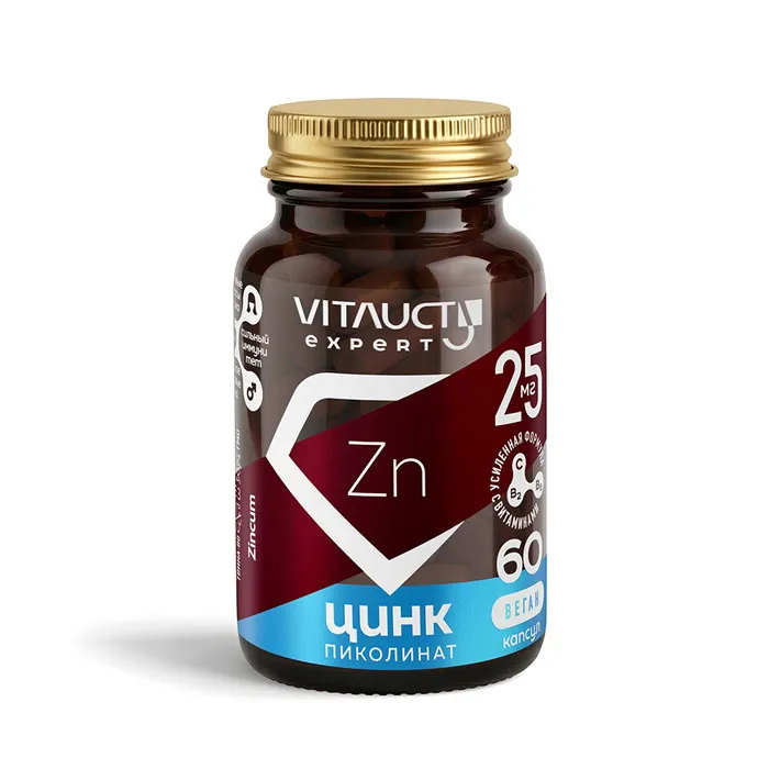 VITAUCT Мырыш пиколинаты 60 капсула.
