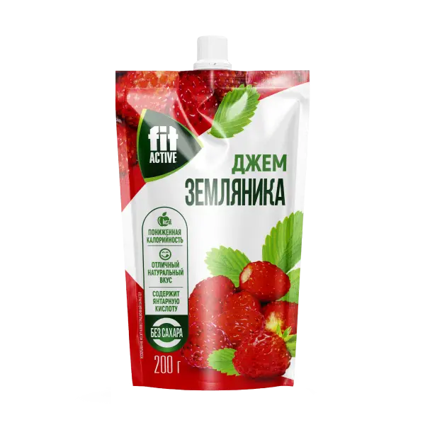 Fit Active Джем Земляника 200 гр.