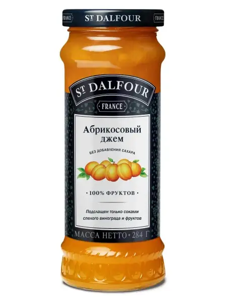 St.Dalfour Джем из абрикоса 284гр