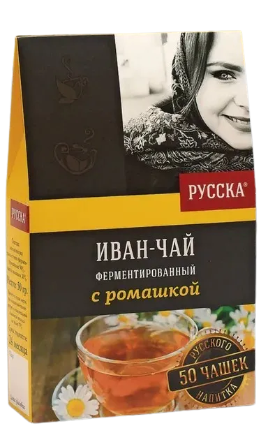 Иван-чай ферментированный с ромашкой "РУССКА" 50гр.