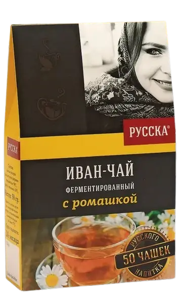 Иван-чай ферментированный с ромашкой "РУССКА" 50гр.