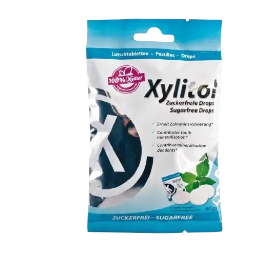 Xylitol Drops Леденцы с ксилитом Мята 60 гр.
