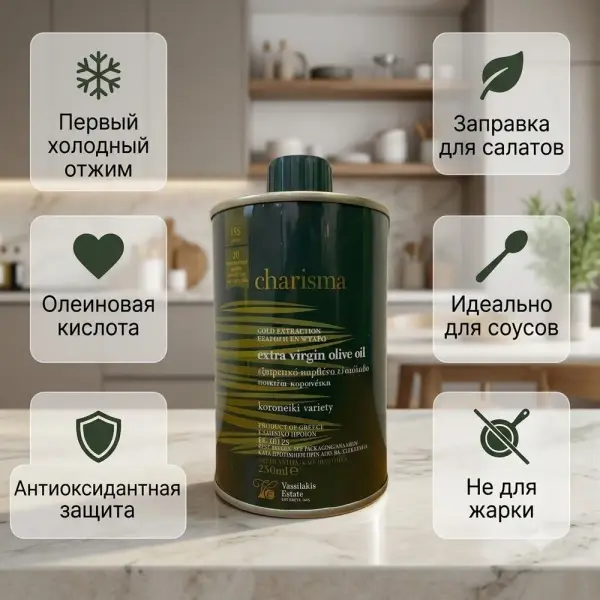 Каризма Масло оливковое Греция EV 250 мл