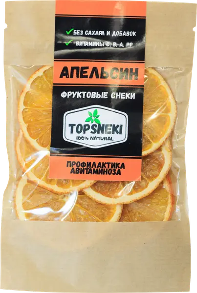 TOPSNEKI Снеки Апельсин 30гр.