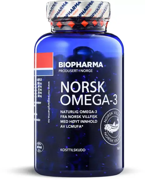 BIOPHARMA Norsk Omega-3 160 капсул