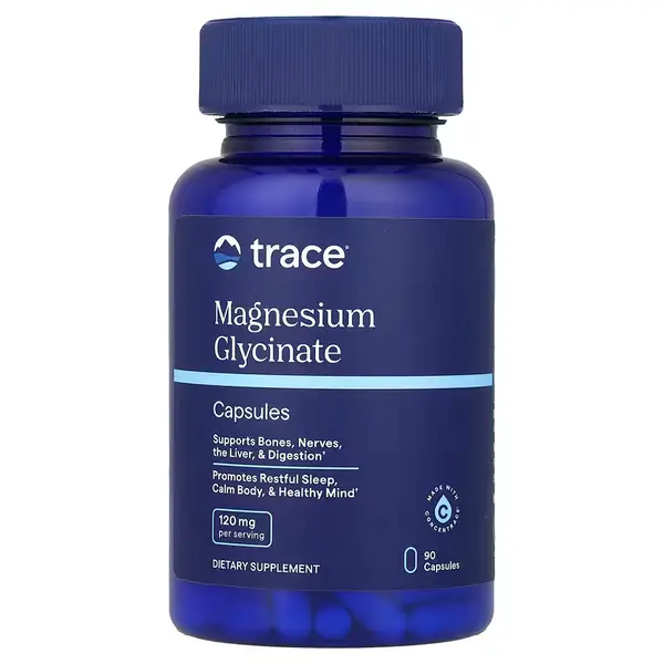 Trace Minerals Глицинат Магния Magnesium Glycinate (90 капсул)