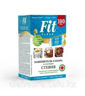 Fit parad №14 Заменитель сахара на основе стевии (100 стиков)