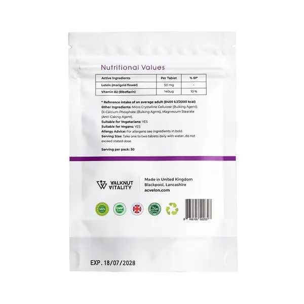 Acvelon Lutein / Комплекс для здоровья глаз с Лютеином (30 шт.)