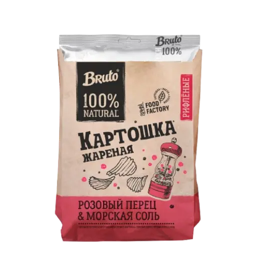 Bruto Kraft Чипсы "Перец розовый" 60 гр.
