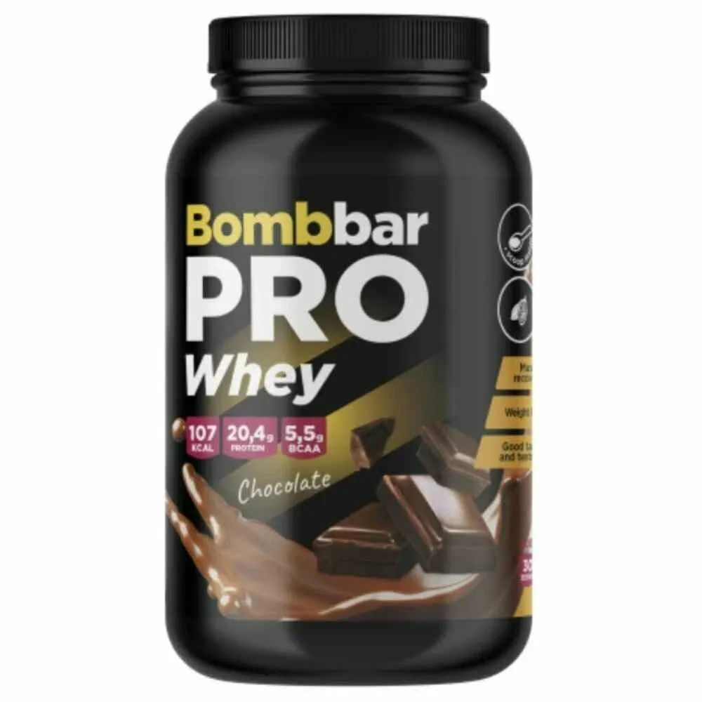 BOMBBAR Протеиновый коктейль Шоколадный Фондан Vegan 900 гр.