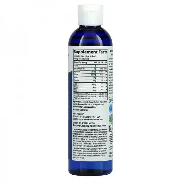 Trace Minerals Минеральные капли Mineral Drops 237 мл