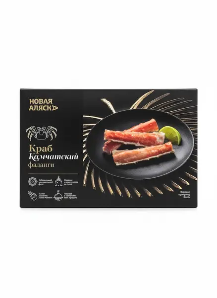 Семь морей Краб Камчатский мясо второй фаланги 150гр.