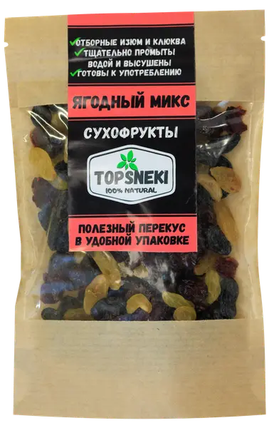 TOPSNEKI Орехи микс ягод 80гр.