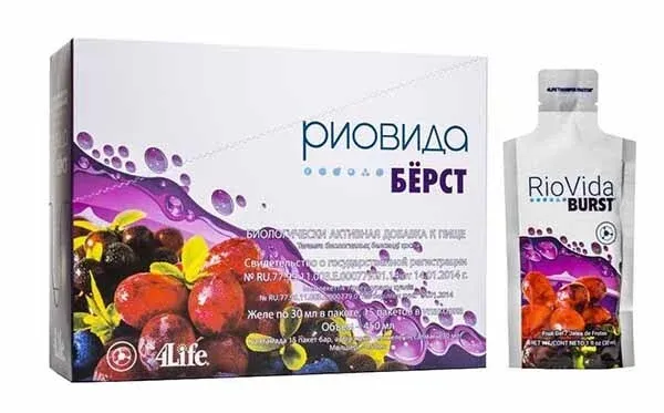 4Life Трансфер Фактор РиоВида Берст (15 саше).
