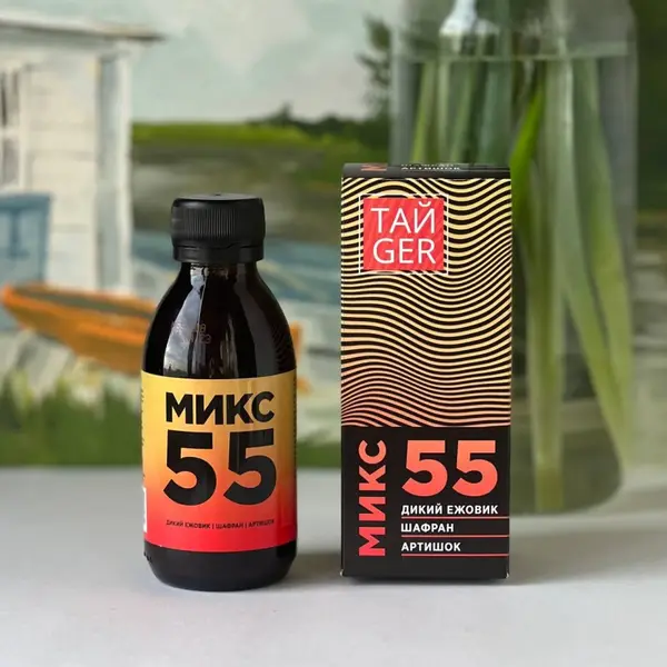 TAIGER Микс 55 (ежовик, артишок, шафран) 150мл.