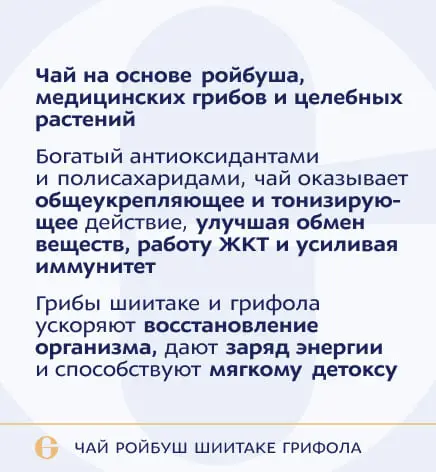 ANAGRAN Чай Ройбуш шиитаке грифола