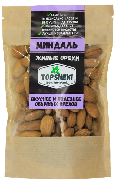 TOPSNEKI Орехи миндаль 70гр.