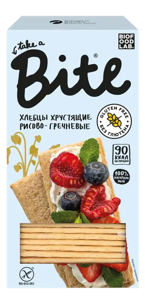 Bite Хлебцы хрустящие рисово-гречневые 150гр.