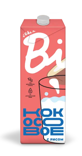 Bite Молоко растительное "Рисовое с кокосом" 1л