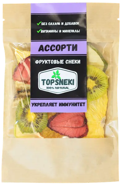 TOPSNEKI Снеки Ассорти фиолетовый 30гр.
