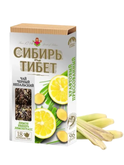 Иван Да шайы «Сібір Тибет» - зімбір, лимон және лимон шөбі қосылған непалдық қара шай, 96 г