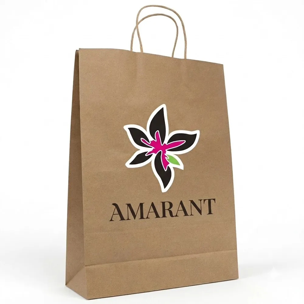Крафт қағаз пакеттері 26*32 Amarant