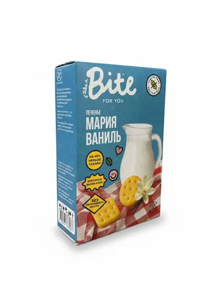 Bite Печенье безглютеновое Ваниль 100гр.