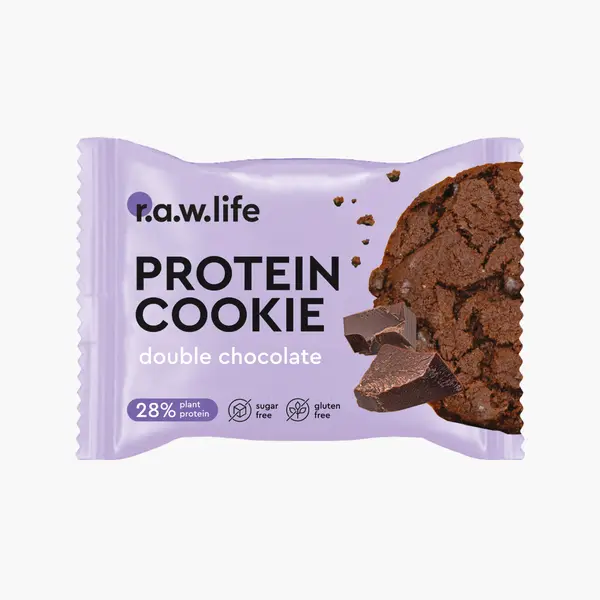 R.A.W. LIFE Cookie Protein Двойной шоколад 37 гр.