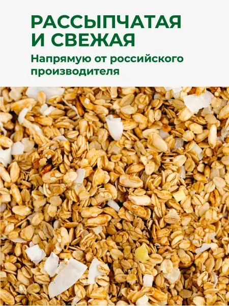 Древо Жизни ГРАНОЛА с кокосом и ананасом 1000гр