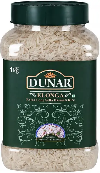DUNAR Рис басмати Элонга Селла 1 кг.