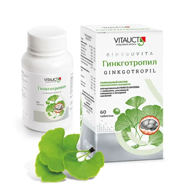 VITAUCT Гинготропил 60 таб.