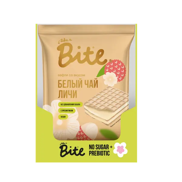 Bite Вафли Личи-Белый чай 35гр.