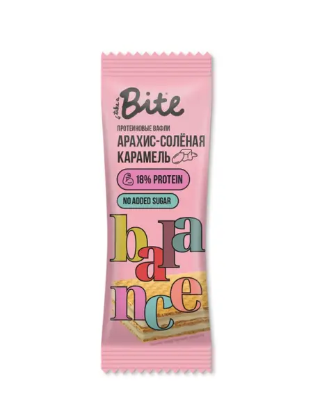 Bite Вафли Арахис-солёная карамель 35 гр.