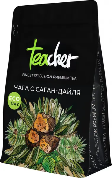 TEACHER Чай Чага с саган дайля 100 гр.