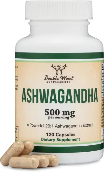 Double Wood Ashwagandha 120 cap.