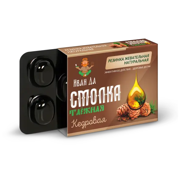 ИД Резинка жеват. "Смолка таежная кедровая"  0,8 гр.