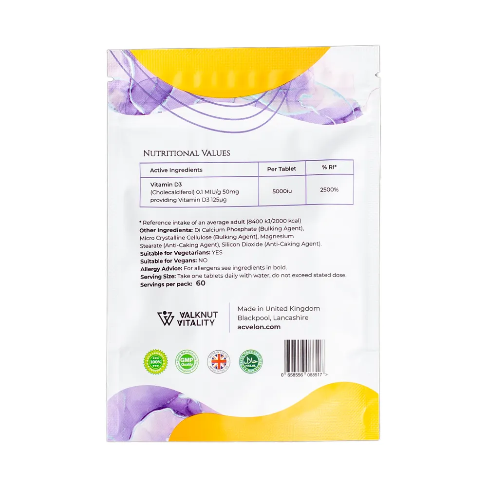 Acvelon Vitamin D3 5000 iu 60 шт.