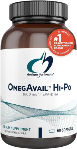 Design For Helth OMEGAVAIL Hi-Pro 60 softgels