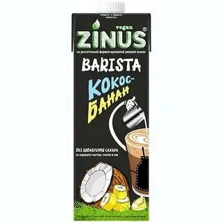 ZINUS Barista сүті КОКОС-БАНАН 1л