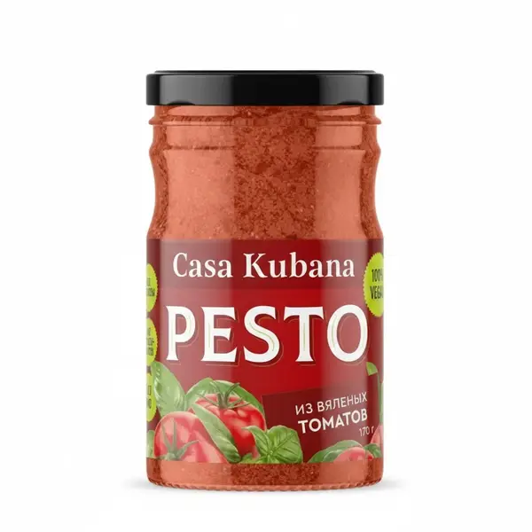 Соус песто из вяленых томатов Casa Kubana 170 гр.