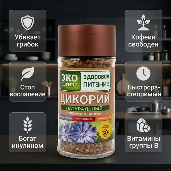 Экологика Классикалық цикорий құты 85гр.