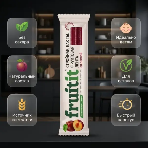 Fruit it Алхоры жеміс таспасы 25 гр.* 26 дана.
