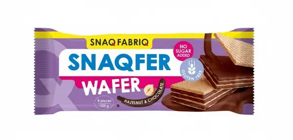SNAQ FABRIQ Вафли Шоколад-Фундук Snaqfer WAFER 120 гр.