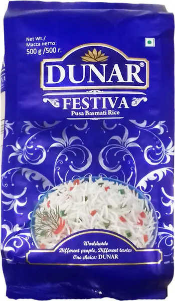 DUNAR Рис басмати Фестива 500 гр.