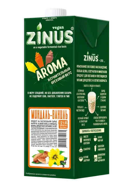 ZINUS AROMA МИНДАЛЬ-ВАНИЛЬ 1л.