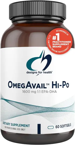Design For Helth OMEGAVAIL Hi-Pro 60 softgels