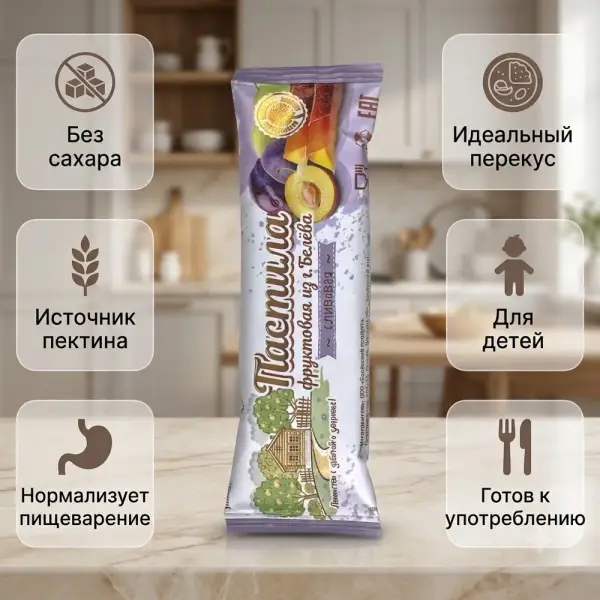 БП Белёвская жеміс пастиласы Алхоры 30 гр.